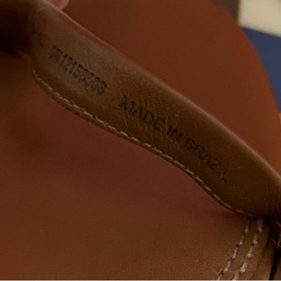 Tory Burch Brown and Colorful Wedge Sandals - Picture 9 of 10